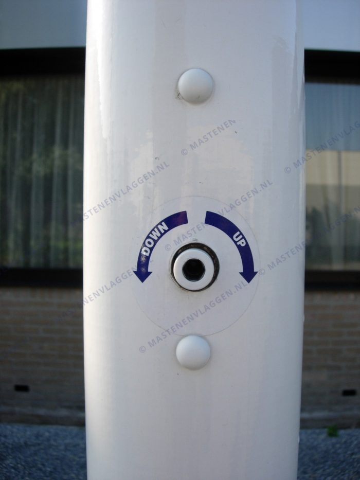 Liersysteem polyester vlaggenmast
