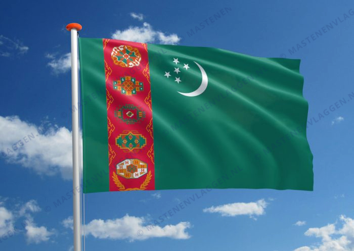 Vlag Turkmenistan