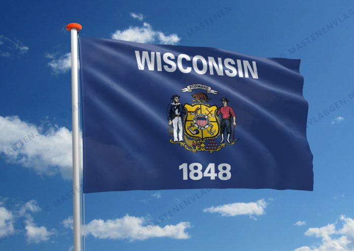 Vlag Wisconsin