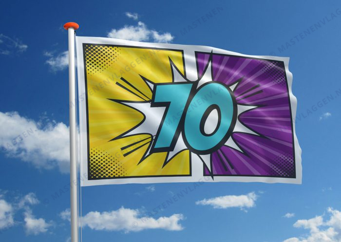 Verjaardagsvlag 70