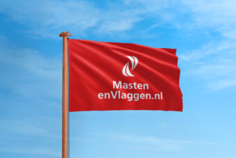 Houten vlaggenmast