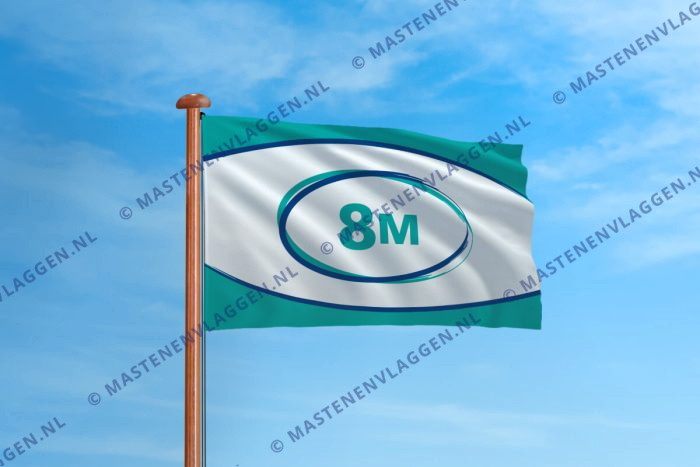 Houten vlaggenmast | 8m