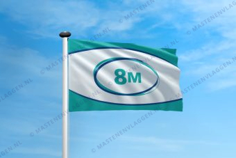 Polyester vlag mast 8 meter