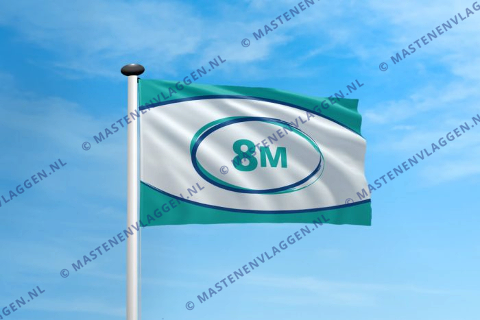 Polyester vlag mast 8 meter