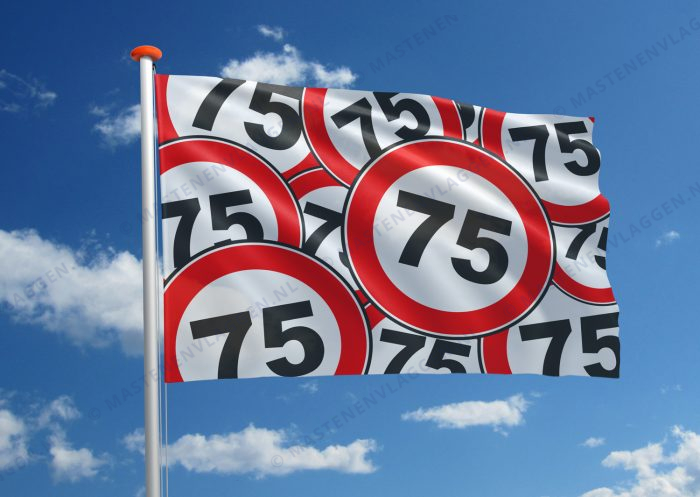 Verjaardagsvlag 75