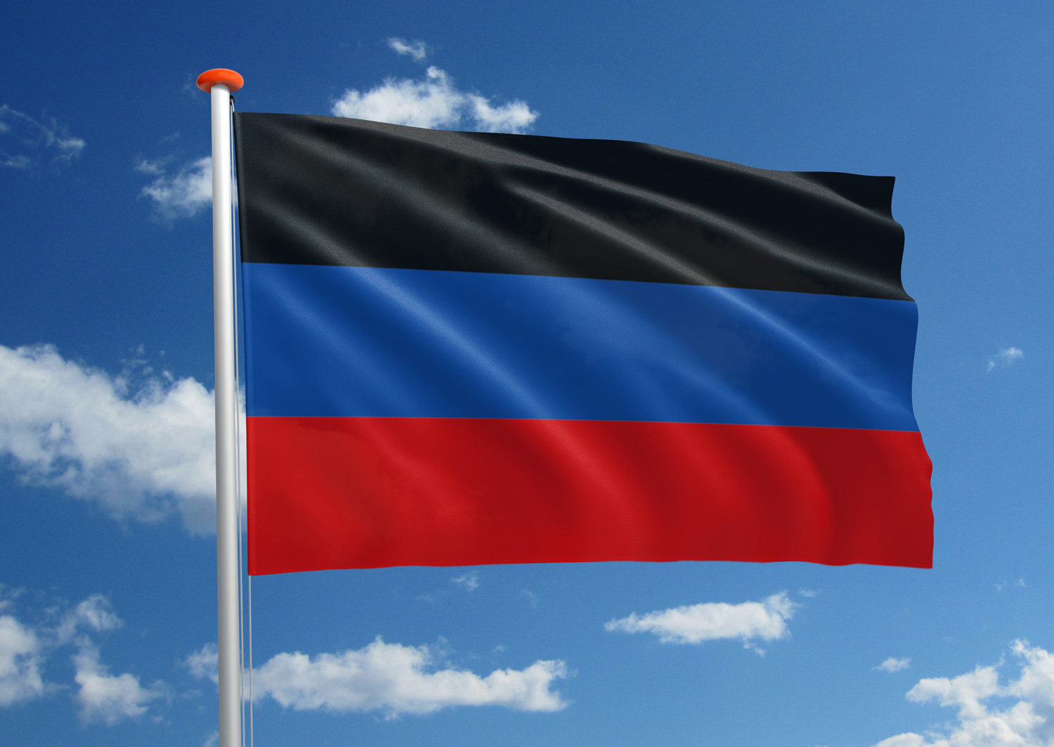 hebzuchtig Bewonderenswaardig schending Vlag Volksrepubliek Donetsk - Bestel nu bij Mastenenvlaggen.nl