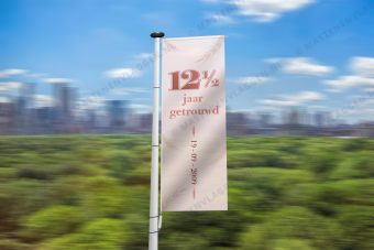 Banier 12,5 jarig huwelijk
