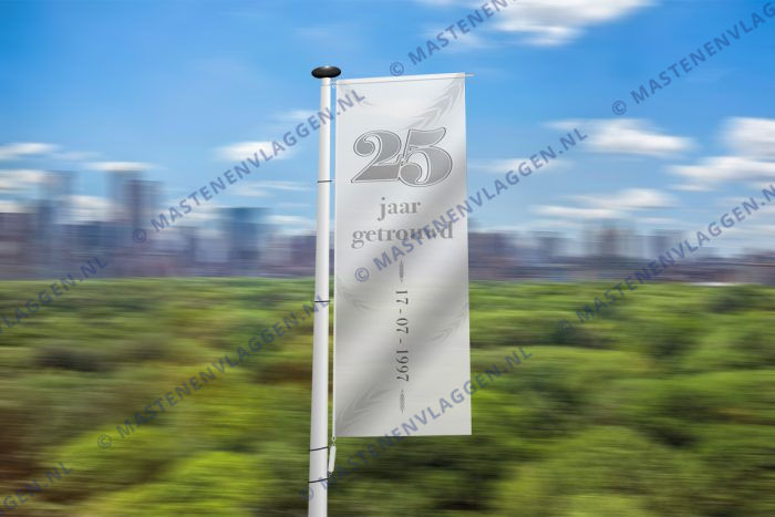 Banier 25 jarig huwelijk