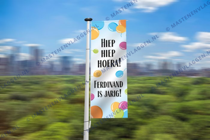 Verjaardag banier