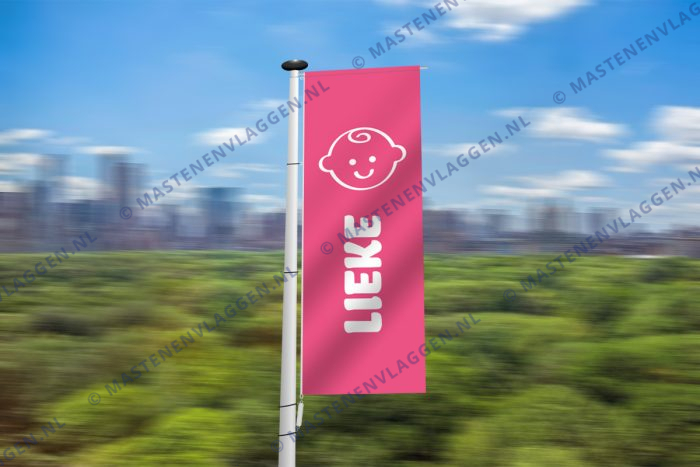 Geboorte banier dochter