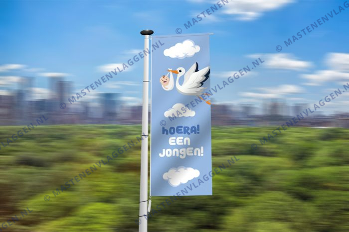 Banier Geboorte jongen