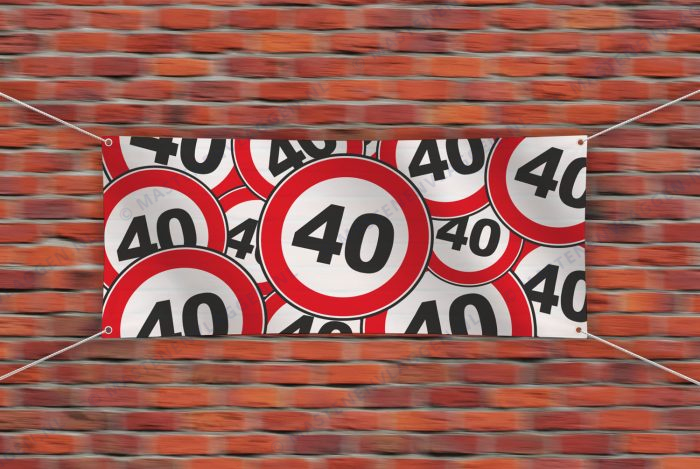 Verjaardagsspandoek 40