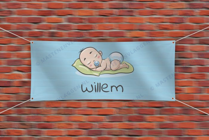 Geboorte spandoek