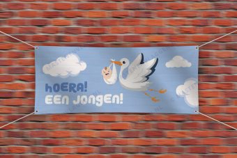 Geboorte spandoek
