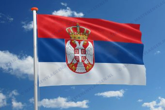 Vlag Servië