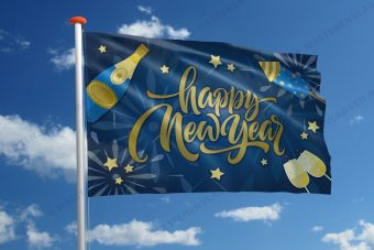 Vlag Happy New Year