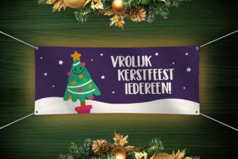Kerst spandoek