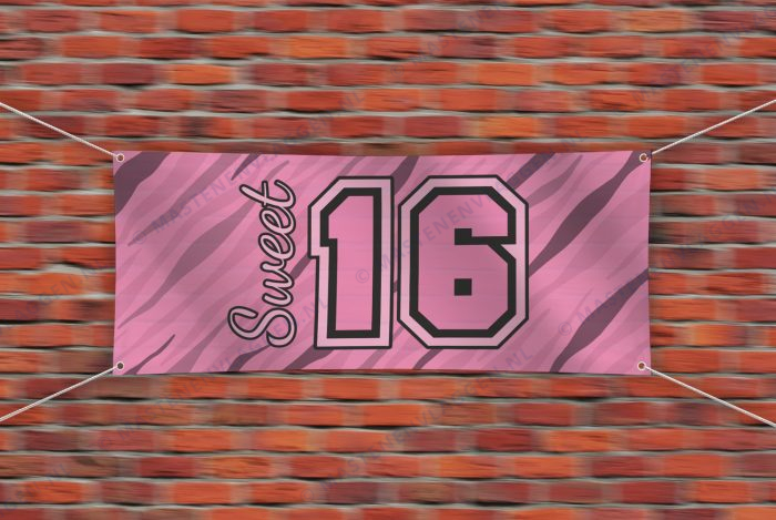 Verjaardagsspandoek Sweet 16