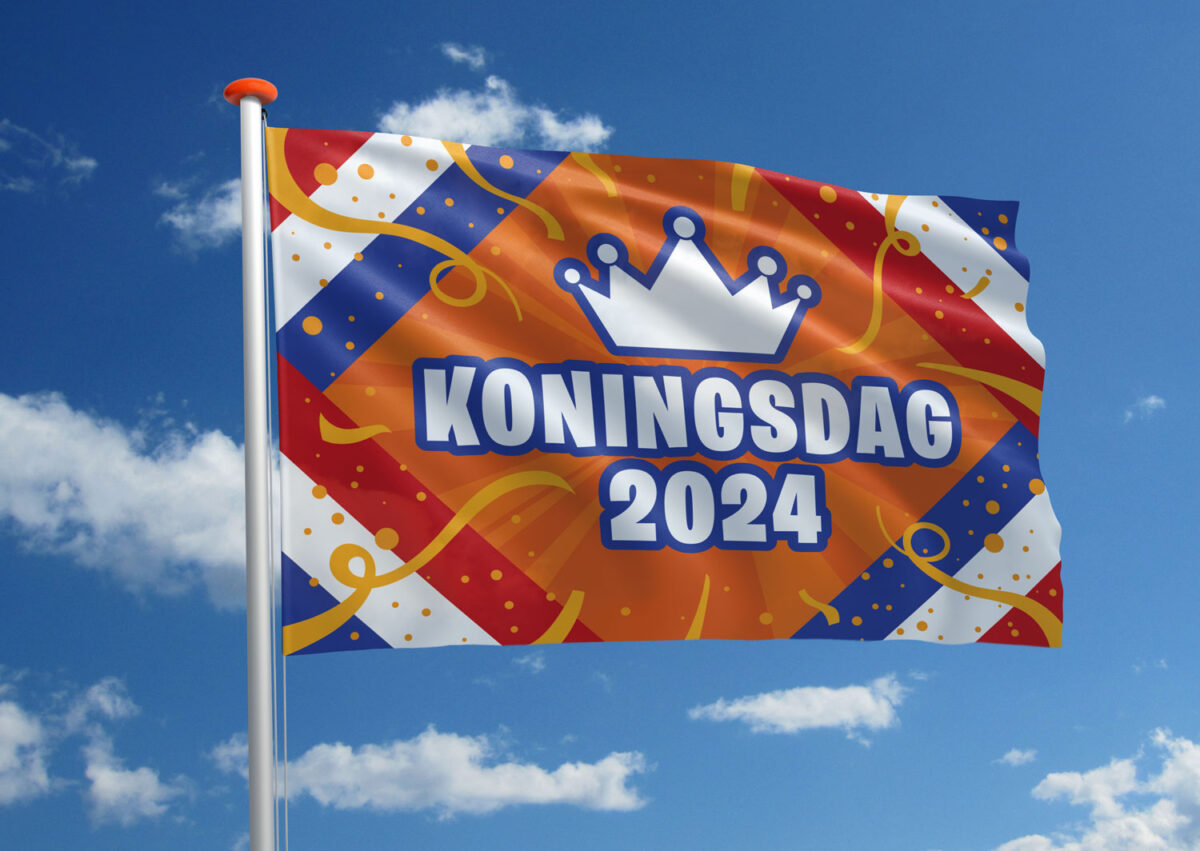 Koningsdag vlag Bestel bij MastenenVlaggen.nl