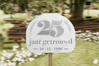 Bord huwelijk bruiloft