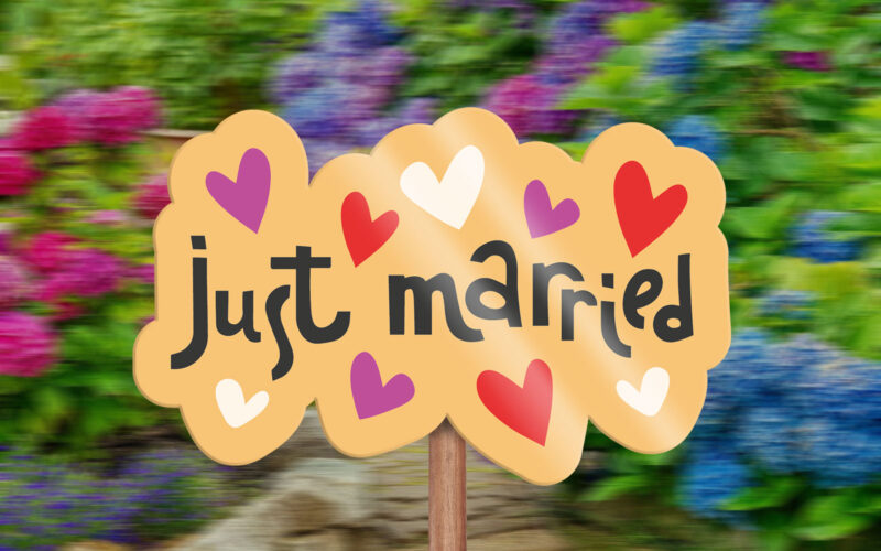 Bord Just Married