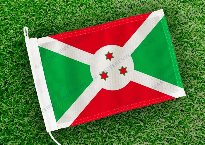 Caravan vlaggetje Burundi Bootvlag