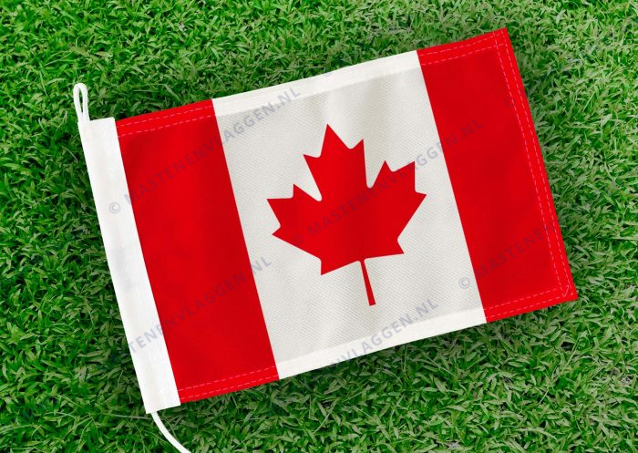 Caravan vlaggetje Canada Bootvlag