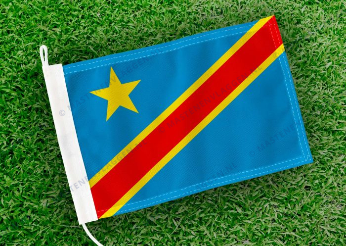 Caravan vlaggetje Congo Bootvlag