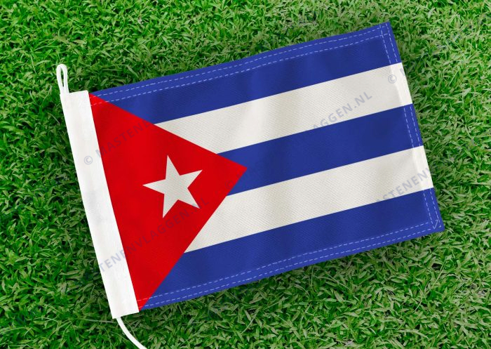 Caravan vlaggetje Cuba Bootvlag