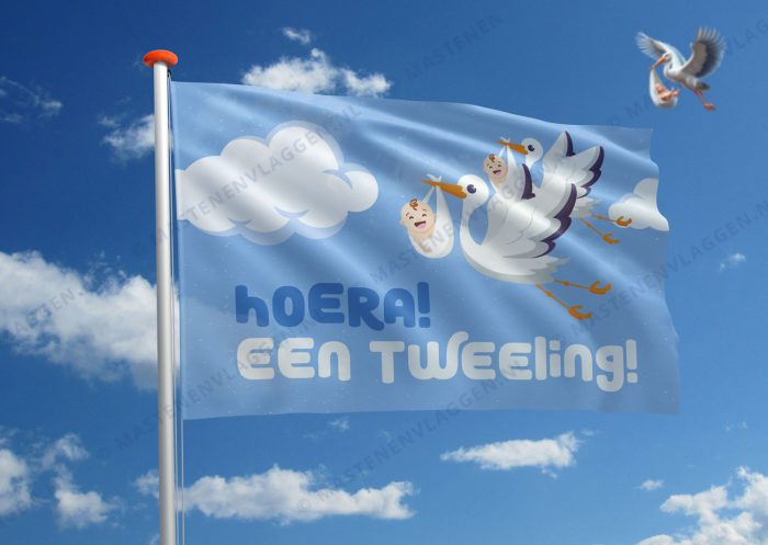 Vlag geboorte jongen