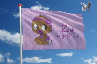 Vlag geboorte meisje