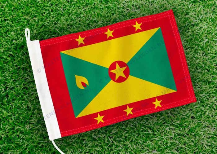 Caravan vlaggetje Grenada Bootvlag