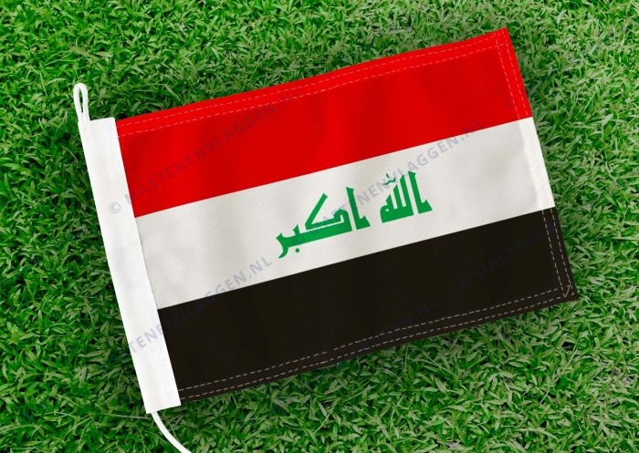 Caravan vlaggetje Irak Bootvlag