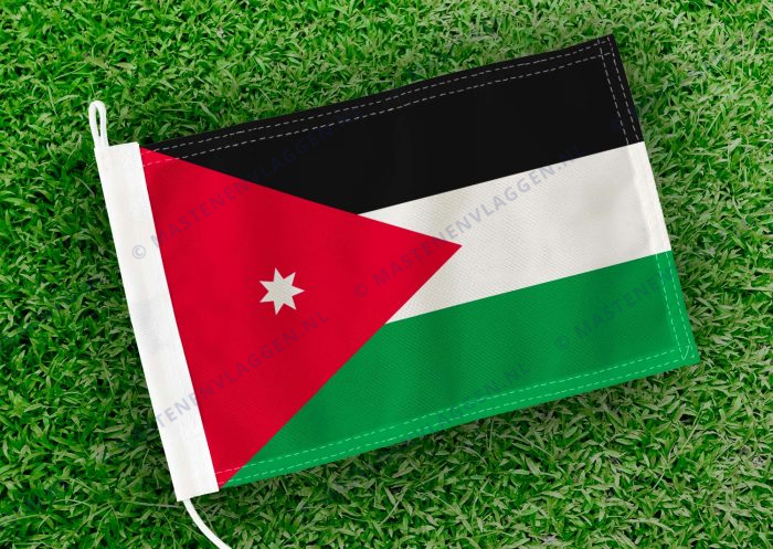 Caravan vlaggetje Jordanie Bootvlag