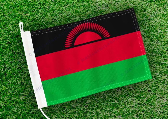 Caravan vlaggetje Malawi Bootvlag