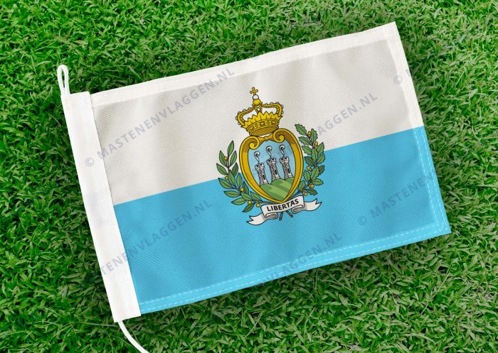 Caravan vlaggetje San Marino Bootvlag