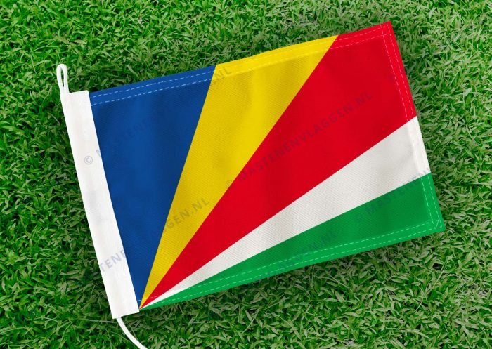 Caravan vlaggetje Seychellen Bootvlag