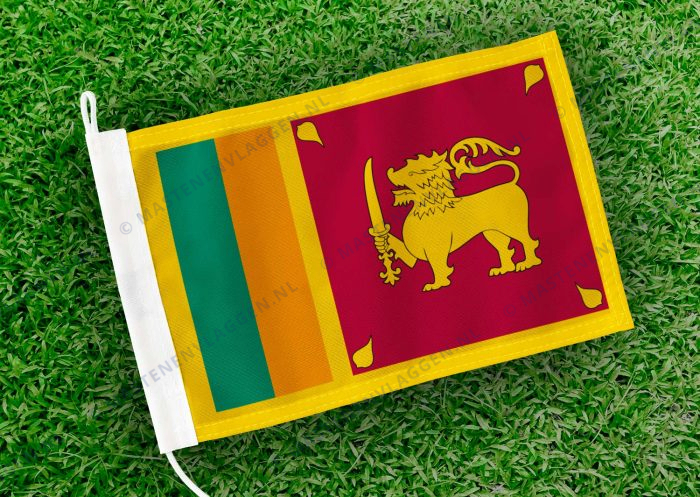 Caravan vlaggetje Sri Lanka Bootvlag