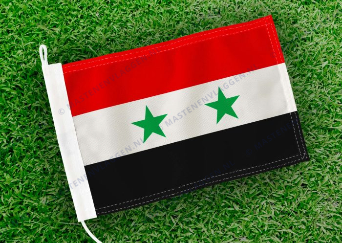 Caravan vlaggetje Syrië Bootvlag