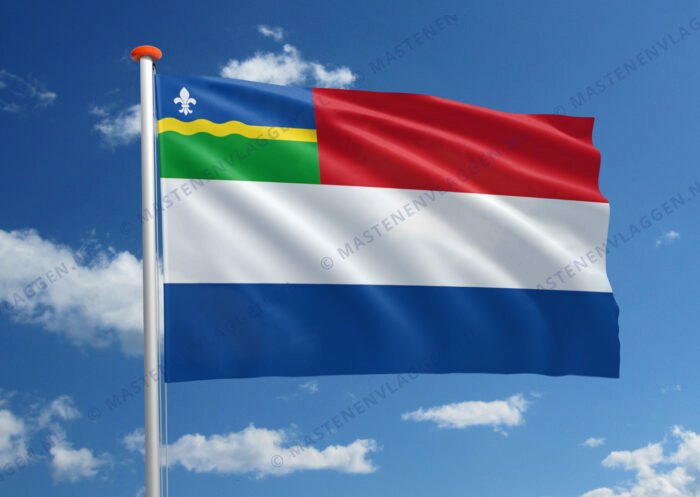 Bootvlag Flevoland Nederland