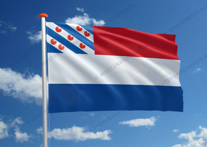 Bootvlag Friesland Nederland