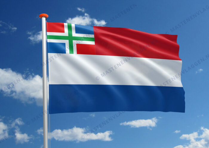 Bootvlag Groningen Nederland