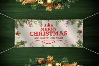 Kerst spandoek