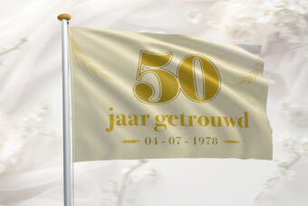 Vlag bruiloft huwelijk jubileum
