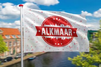 Vlag Alkmaar Skyline