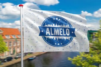 Vlag Almelo Skyline