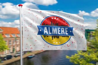 Vlag Almere Skyline