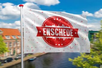 Vlag Enschede Skyline