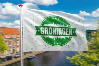 Vlag Groningen Skyline