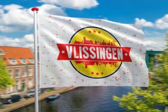 Vlag Vlissingen Skyline